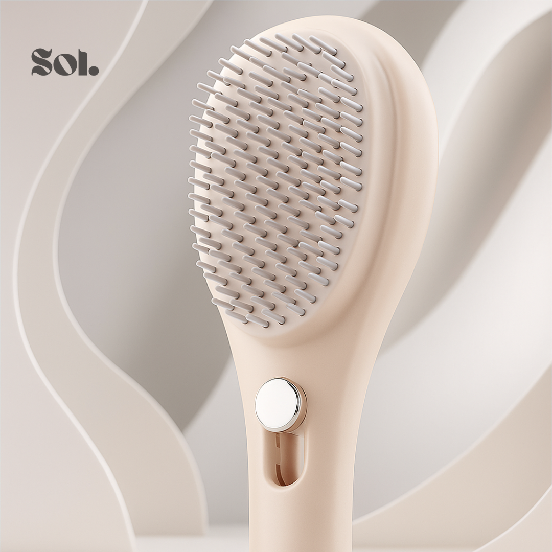 Self Cleaning Hair Brush