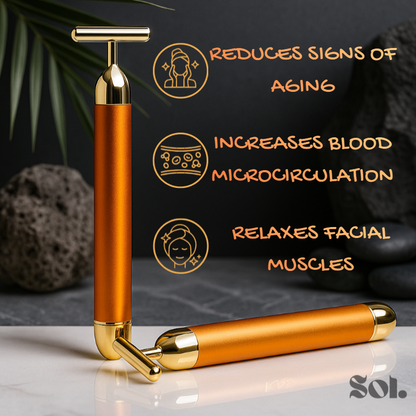 24K Gold Face Massager